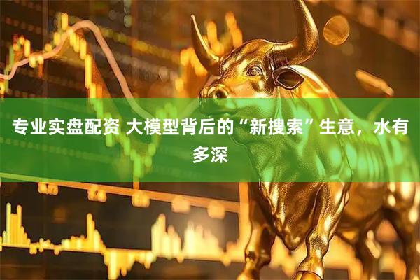 专业实盘配资 大模型背后的“新搜索”生意，水有多深